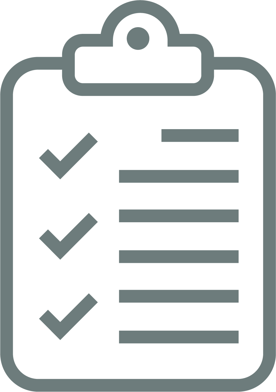 Vector image of checklist representing Become a Member